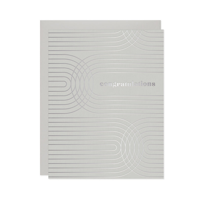 Congratulations Arches - Greeting Card